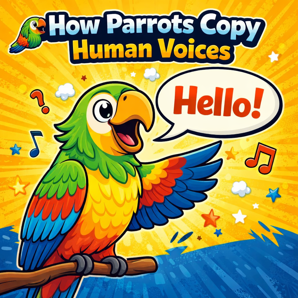 Why Are Parrots So Good at Imitating Human Voices? 